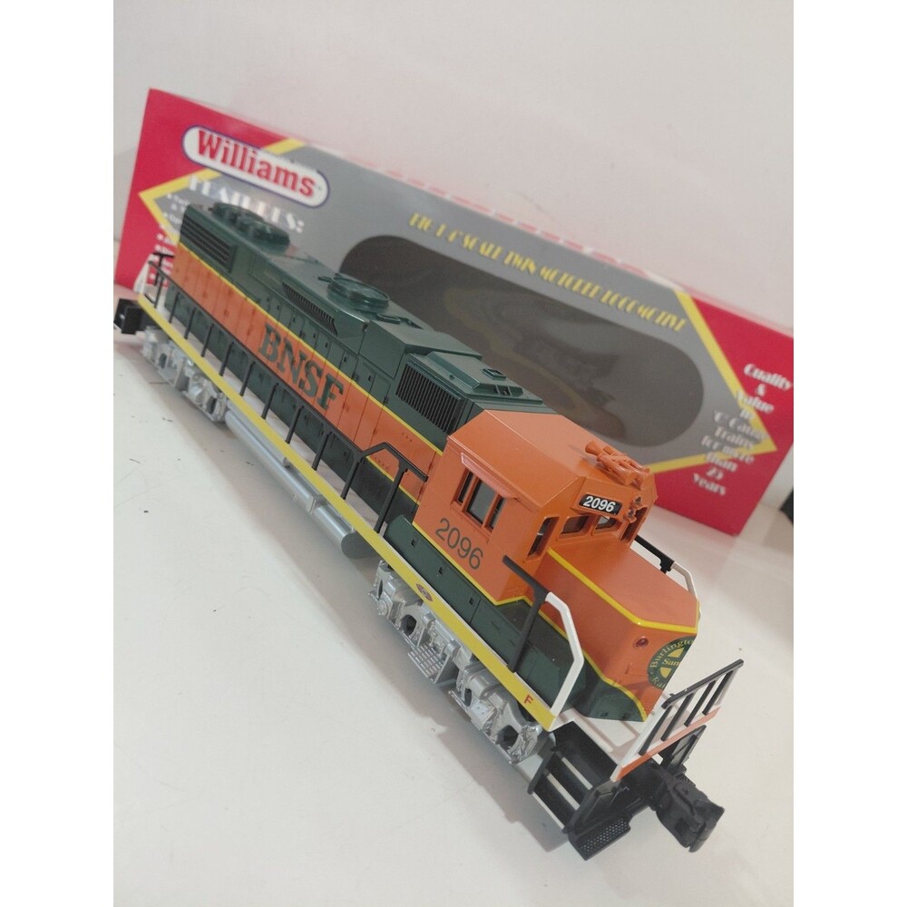Williams 2096 O Gauge Model Railroad BNSF EMD GP38 Diesel Locomotive w/Box Read - Picture 2 of 10